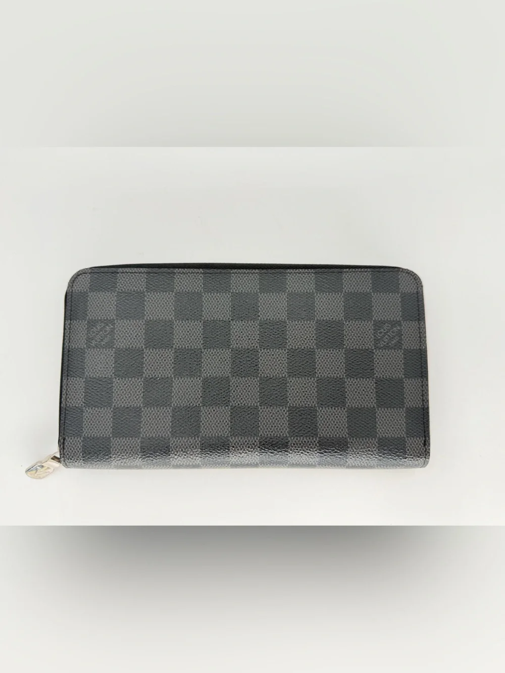 LV Damier Graphite Unisex Zippy Organizer Wallet Excellent Condition w/COA - Picture 6 of 11